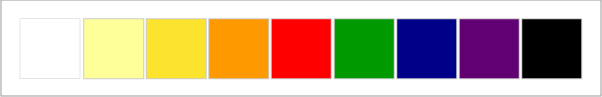 Classement des couleurs avant le XVIIe siècle.