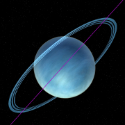 Détail de la planè;te Uranus